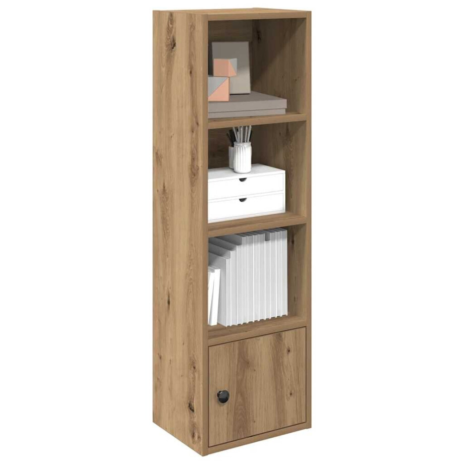 vidaXL Boekenkast 31x24x102 cm bewerkt hout artisanaal eikenkleurig afbeelding 1