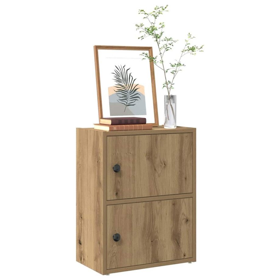 vidaXL Boekenkast 40x24x52 cm bewerkt hout artisanaal eikenkleurig vidaXL Boekenkast 40x24x52 cm bewerkt hout artisanaal eikenkleurig afbeelding 1