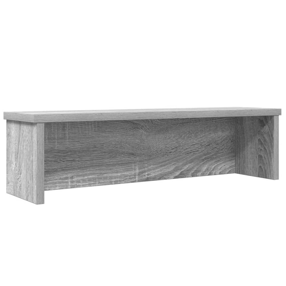 vidaXL Keukenrek stapelbaar 50x15x16cm bewerkt hout grijs sonoma eiken afbeelding 1