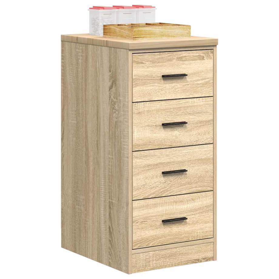 vidaXL Garagekast 40x51x85 cm massief grenenhout sonoma eikenkleurig vidaXL Garagekast 40x51x85 cm massief grenenhout sonoma eikenkleurig afbeelding 1