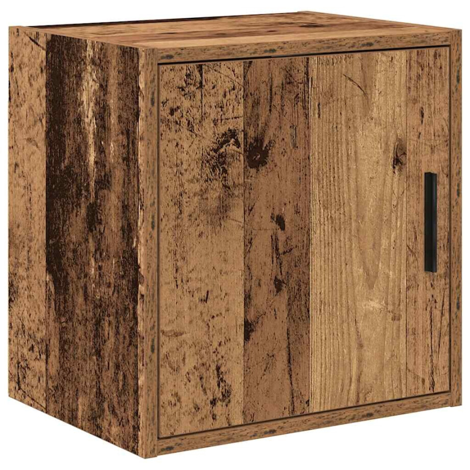 vidaXL Garage wandkast bewerkt hout oud hout vidaXL Garage wandkast bewerkt hout oud hout afbeelding 1