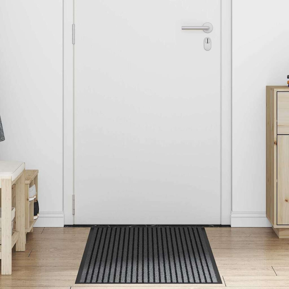 vidaXL Deurmat Zwart 60 x 150 cm Polypropyleen vidaXL Deurmat Zwart 60 x 150 cm Polypropyleen afbeelding 1