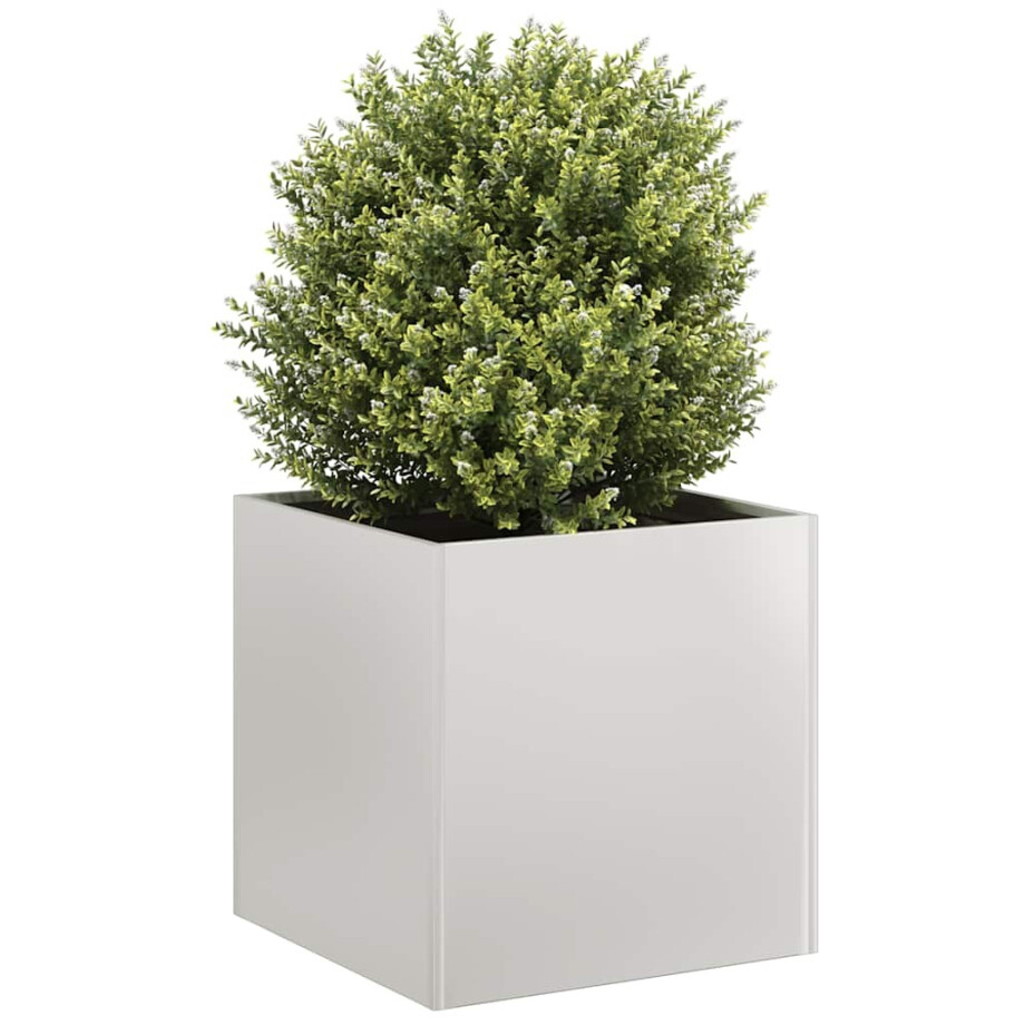 vidaXL Plantenbak 40x40x40 cm roestvrij staal afbeelding 1