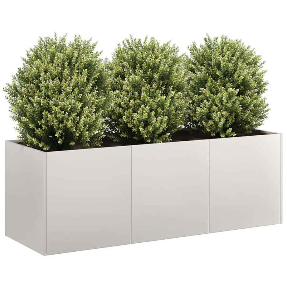 vidaXL Plantenbak 120x40x40 cm roestvrij staal vidaXL Plantenbak 120x40x40 cm roestvrij staal afbeelding 1