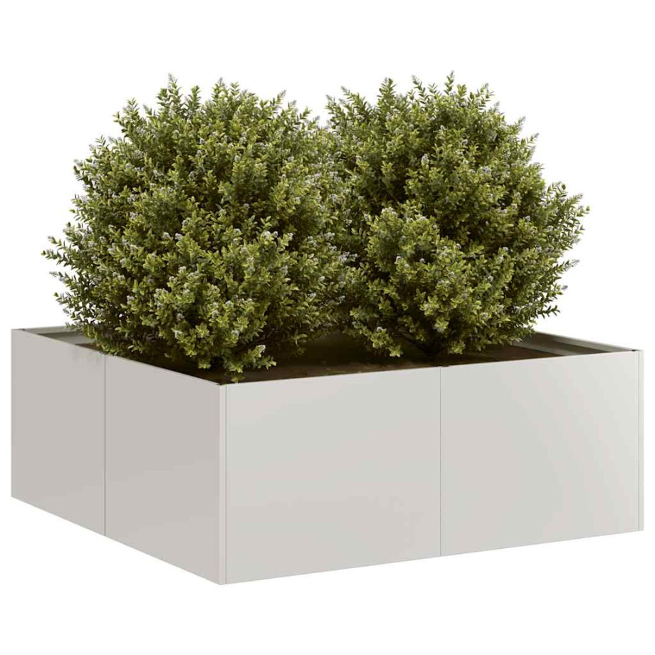 vidaXL Plantenbak 80x80x30 cm roestvrij staal vidaXL Plantenbak 80x80x30 cm roestvrij staal afbeelding 1