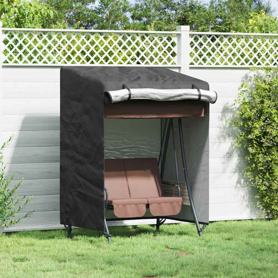 vidaXL Hoes voor buitenschommel 120 x 90 x 155 cm 420D Oxford Stof afbeelding 1