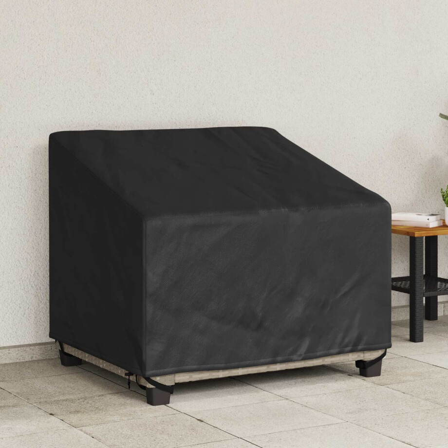 vidaXL Tuinstoelhoes Zwart 96 x 79 x 74 cm 600D Oxford Stof afbeelding 1