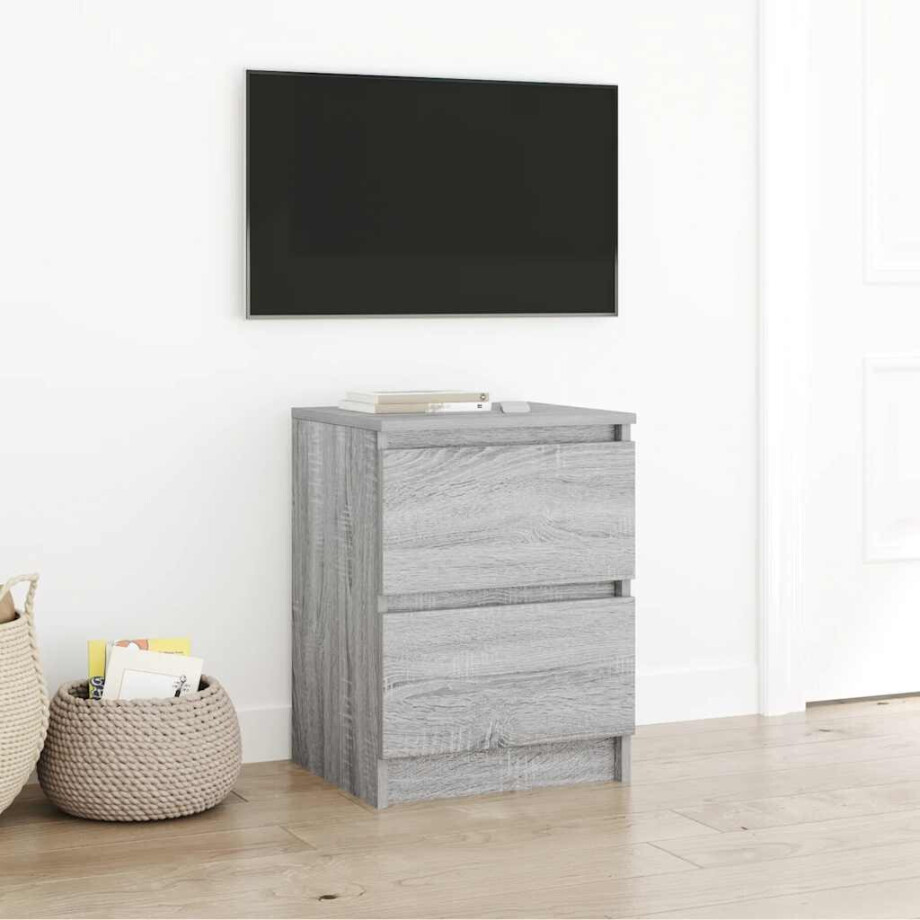 vidaXL Tv-meubel 40x35x54 cm spaanplaat grijs sonoma afbeelding 1