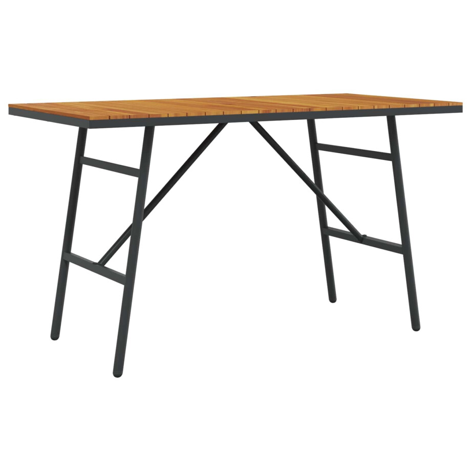 vidaXL Eettafel Bruin 110 x 55 x 61,5 cm Massief Acaciahout vidaXL Eettafel Bruin 110 x 55 x 61,5 cm Massief Acaciahout afbeelding 1