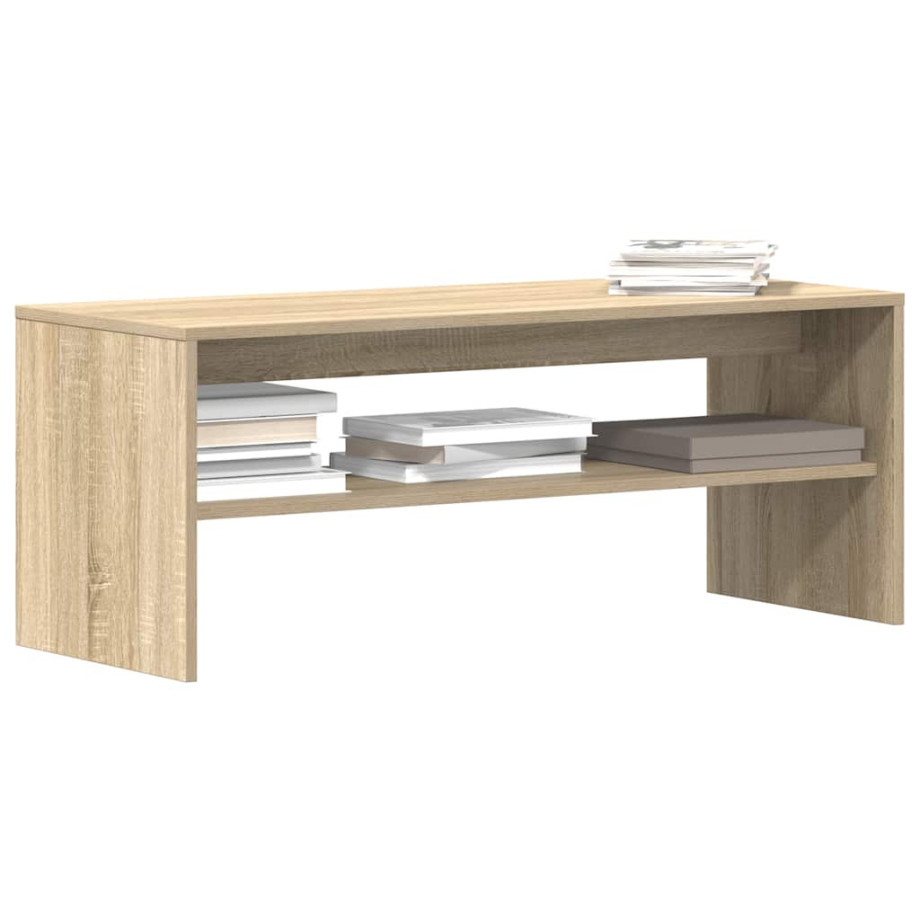 vidaXL Tv-meubel 100x40x40 cm bewerkt hout sonoma eikenkleurig vidaXL Tv-meubel 100x40x40 cm bewerkt hout sonoma eikenkleurig afbeelding 1