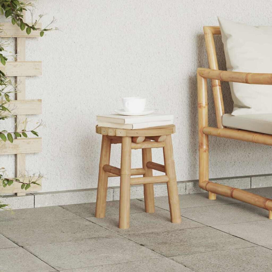 vidaXL Kruk Bamboe Natuurlijk 30 x 30 x 36 cm Bamboe vidaXL Kruk Bamboe Natuurlijk 30 x 30 x 36 cm Bamboe afbeelding 1