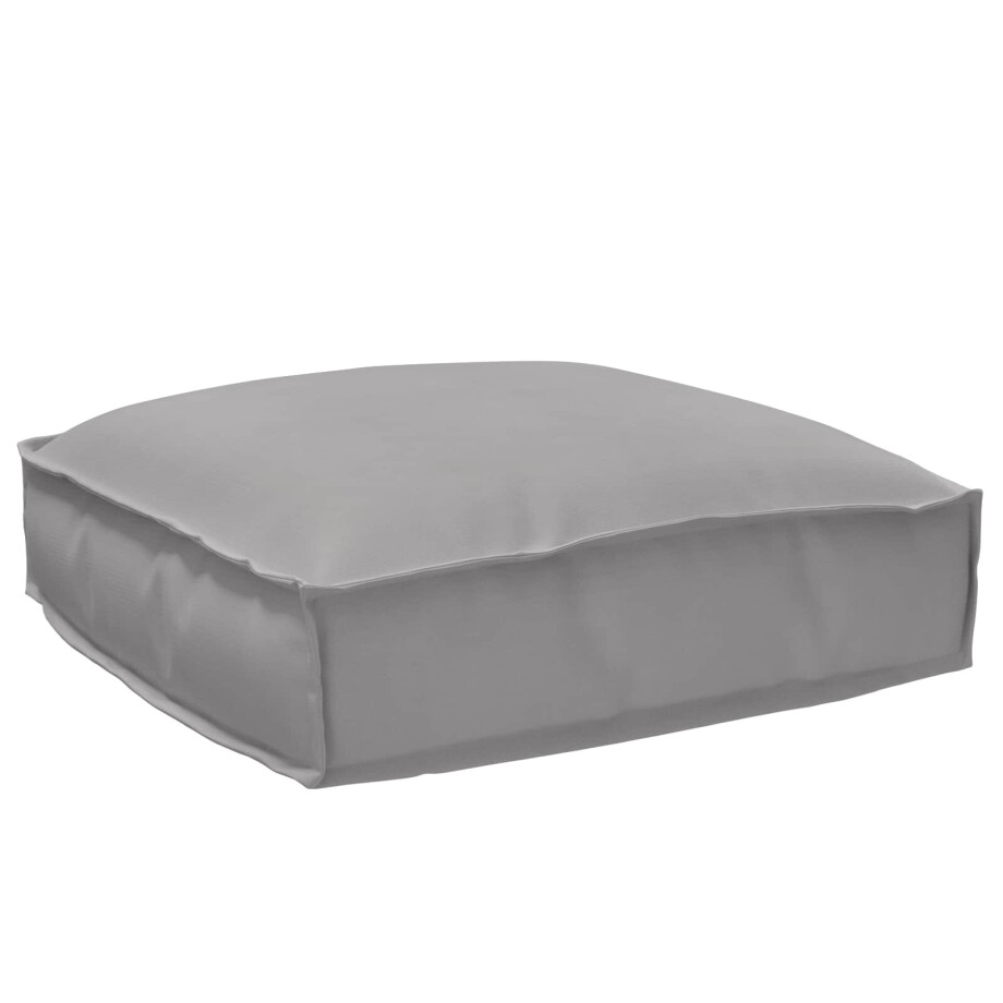vidaXL Kussen Grijs 50 x 50 x 12 cm Oxford Stof vidaXL Kussen Grijs 50 x 50 x 12 cm Oxford Stof afbeelding 1