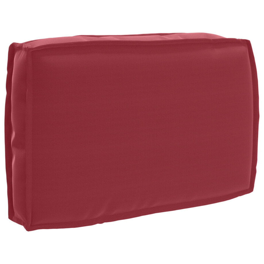 vidaXL Kussen Wijnrood 60 x 40 x 12 cm Oxford Stof afbeelding 1