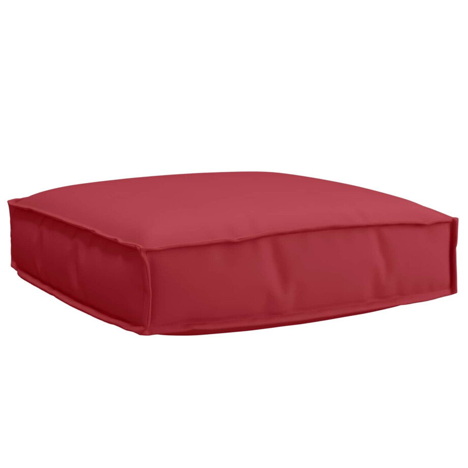 vidaXL Kussen Wijnrood 60 x 60 x 12 cm Oxford Stof afbeelding 1