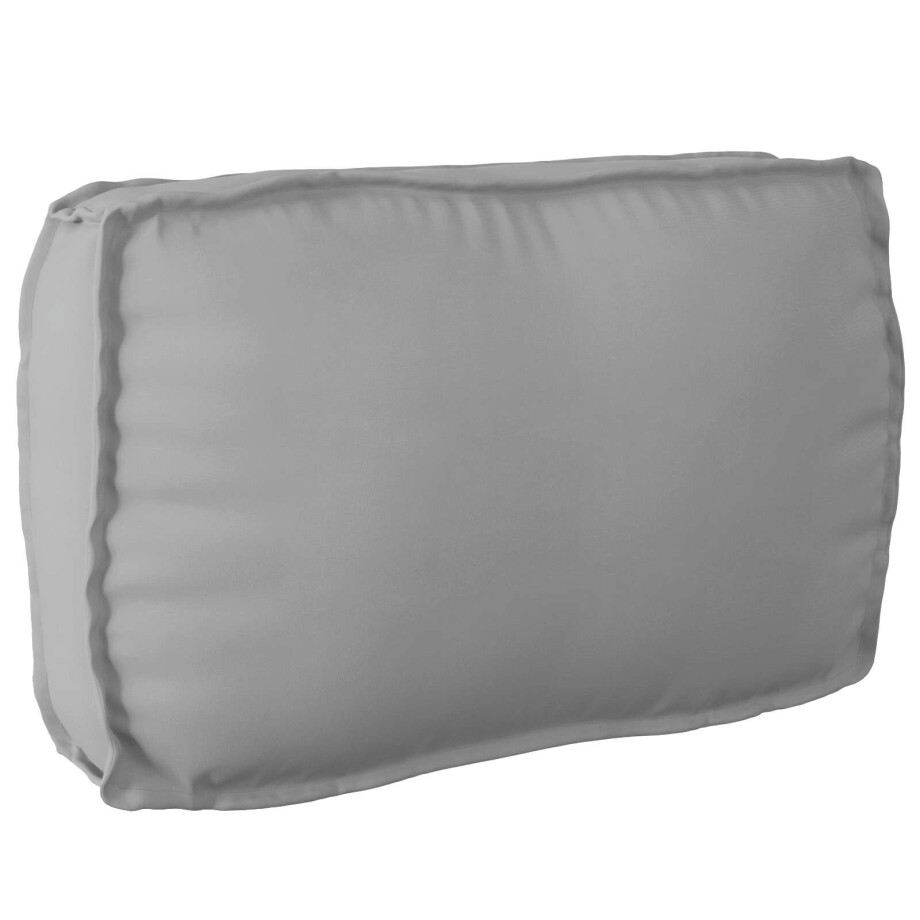 vidaXL Kussen Grijs 70 x 40 x 12 cm Oxford Stof vidaXL Kussen Grijs 70 x 40 x 12 cm Oxford Stof afbeelding 1