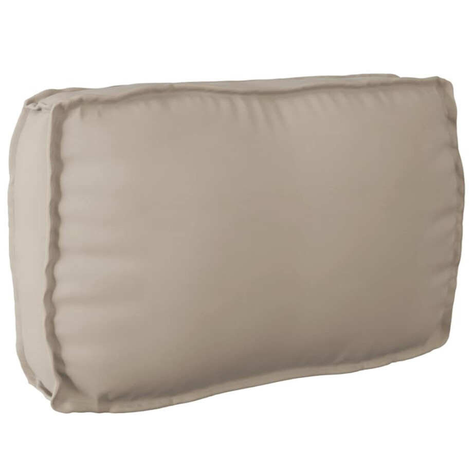 vidaXL Kussen Taupe 70 x 40 x 12 cm Oxford Stof afbeelding 1