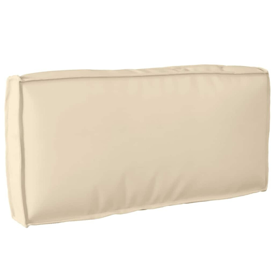 vidaXL Kussen Beige 80 x 40 x 12 cm Oxford Stof afbeelding 1