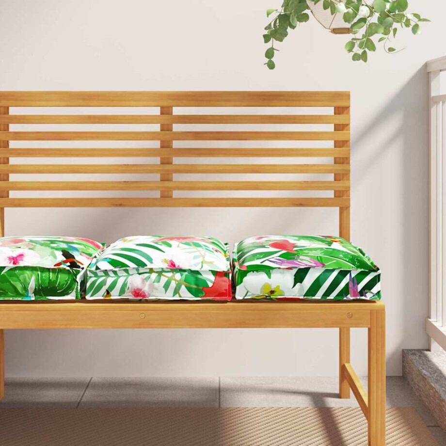 vidaXL Kussen Bloemen 2 pcs Multikleur 40 x 40 x 8 cm Oxford Stof vidaXL Kussen Bloemen 2 pcs Multikleur 40 x 40 x 8 cm Oxford Stof afbeelding 1