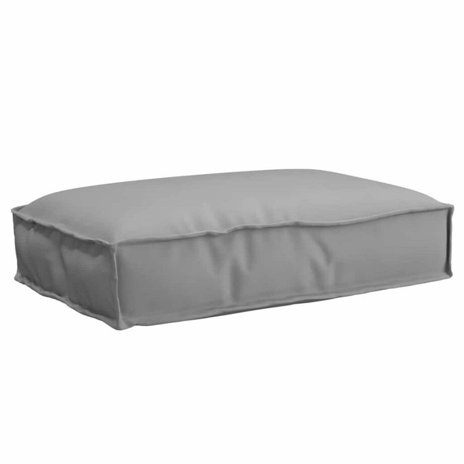 vidaXL Kussen Grijs 60 x 40 x 8 cm Oxford Stof vidaXL Kussen Grijs 60 x 40 x 8 cm Oxford Stof afbeelding 1