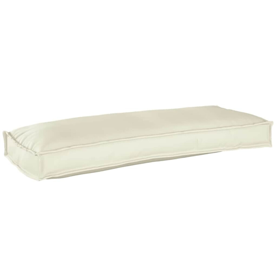 vidaXL Kussen Crème 100 x 40 x 8 cm Oxford Stof vidaXL Kussen Crème 100 x 40 x 8 cm Oxford Stof afbeelding 1