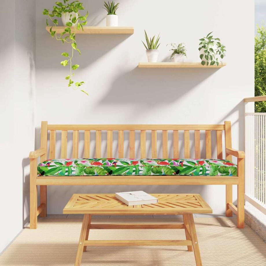 vidaXL Palet Kussen Tropische Jungle 180 x 40 x 8 cm Oxford Stof vidaXL Palet Kussen Tropische Jungle 180 x 40 x 8 cm Oxford Stof afbeelding 1