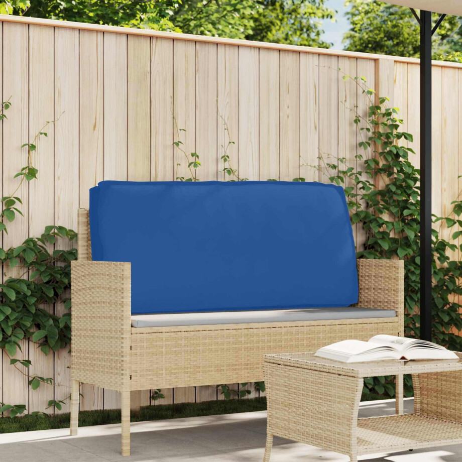 vidaXL Pallet Kussen Set 2 pcs Koninklijk Blauw 100 x 40 x 8 cm afbeelding 1