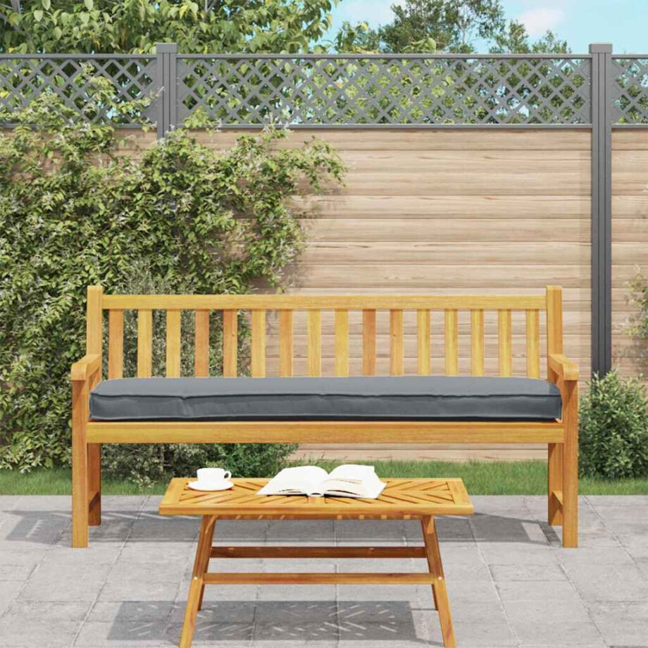 vidaXL Pallet Kussen Set 2 pcs Antraciet 200 x 40 x 8 cm Oxford stof vidaXL Pallet Kussen Set 2 pcs Antraciet 200 x 40 x 8 cm Oxford stof afbeelding 1