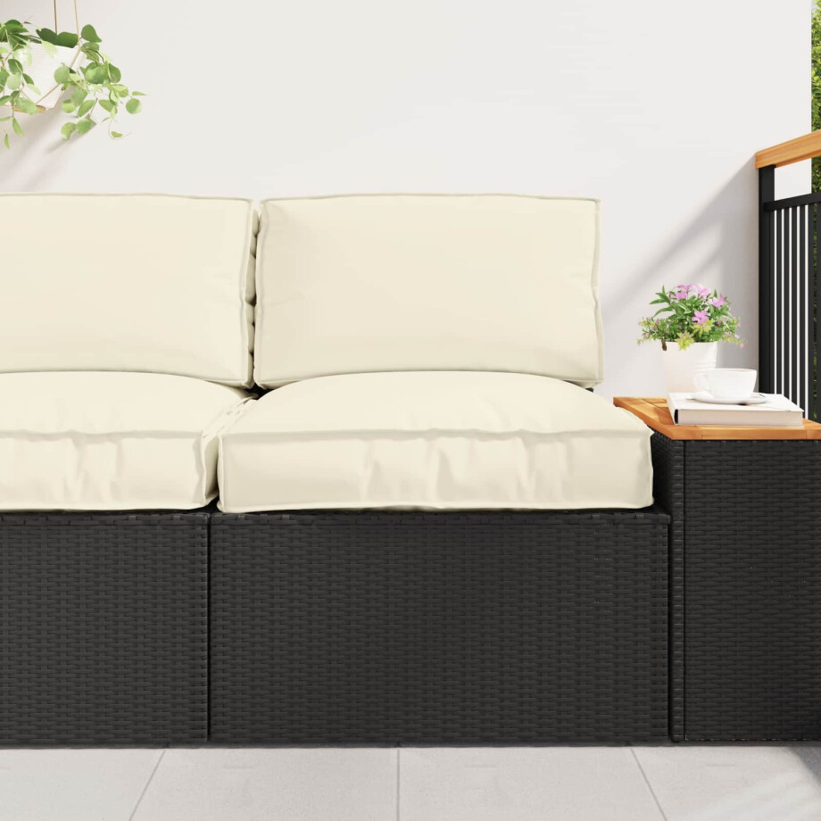 vidaXL Pallet Kussen Set 2 pcs Crème Oxford Stof afbeelding 1