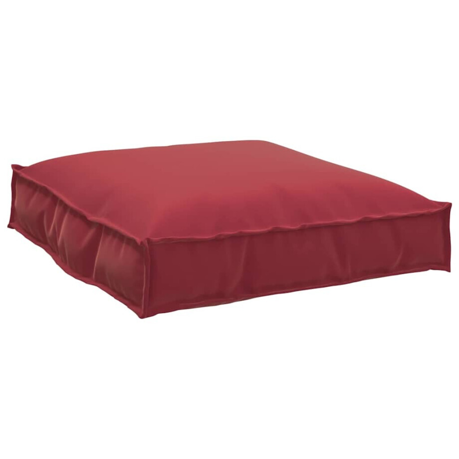 vidaXL Pallet Kussen Set 2 pcs Wijnrood Oxford Stof afbeelding 1