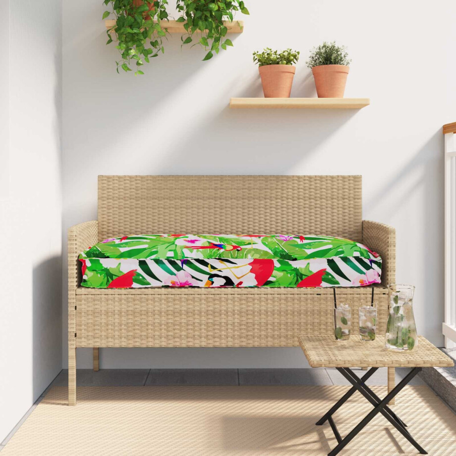 vidaXL Pallet Kussen Set 2 pcs Tropische Jungle 100 x 40 x 8 cm afbeelding 1