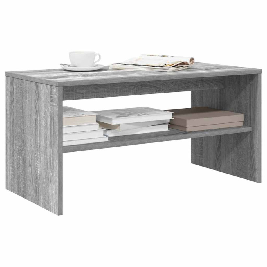 vidaXL Tv-meubel 80x40x40 cm bewerkt hout grijs sonoma eikenkleurig afbeelding 1