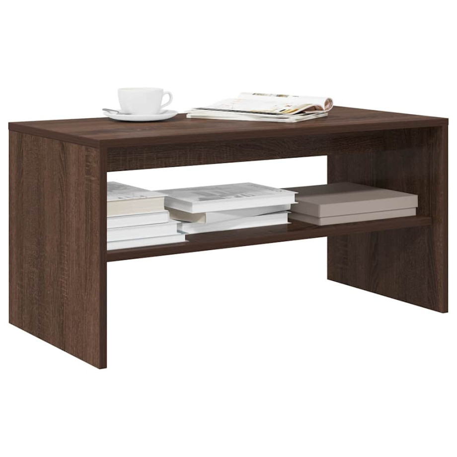 vidaXL Tv-meubel 80x40x40 cm bewerkt hout bruin eikenkleur vidaXL Tv-meubel 80x40x40 cm bewerkt hout bruin eikenkleur afbeelding 1