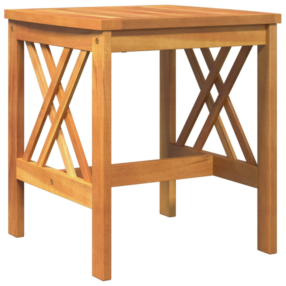 vidaXL Bijzettafel Bruin Massief acaciahout vidaXL Bijzettafel Bruin Massief acaciahout afbeelding 1