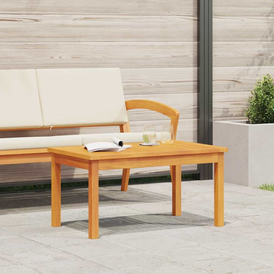 vidaXL Salontafel Olie naturel Massief Acaciahout afbeelding 1