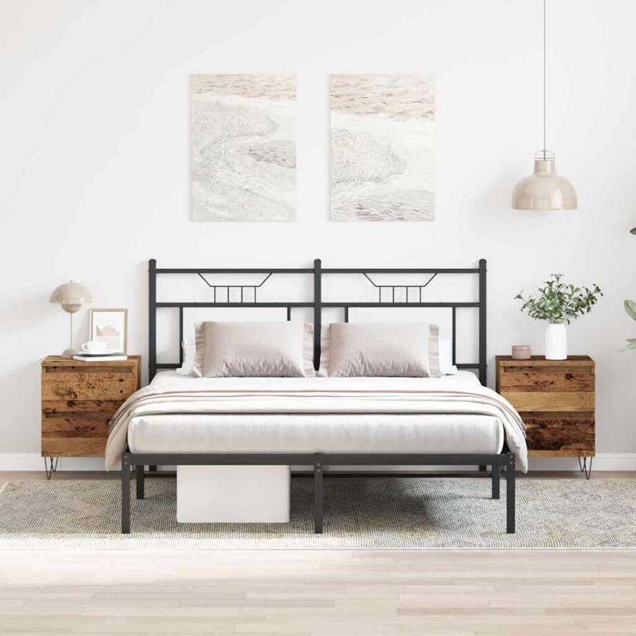 vidaXL Nachtkastje 2 pcs Oud hout 40 x 35 x 50 cm Bewerkt hout vidaXL Nachtkastje 2 pcs Oud hout 40 x 35 x 50 cm Bewerkt hout afbeelding 1