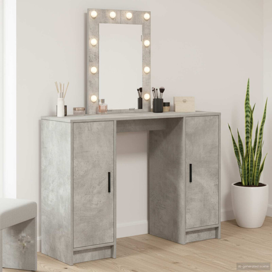 vidaXL Plafondtafel Lichtgrijs 102 x 33 x 135 cm Bewerkt hout vidaXL Plafondtafel Lichtgrijs 102 x 33 x 135 cm Bewerkt hout afbeelding 1