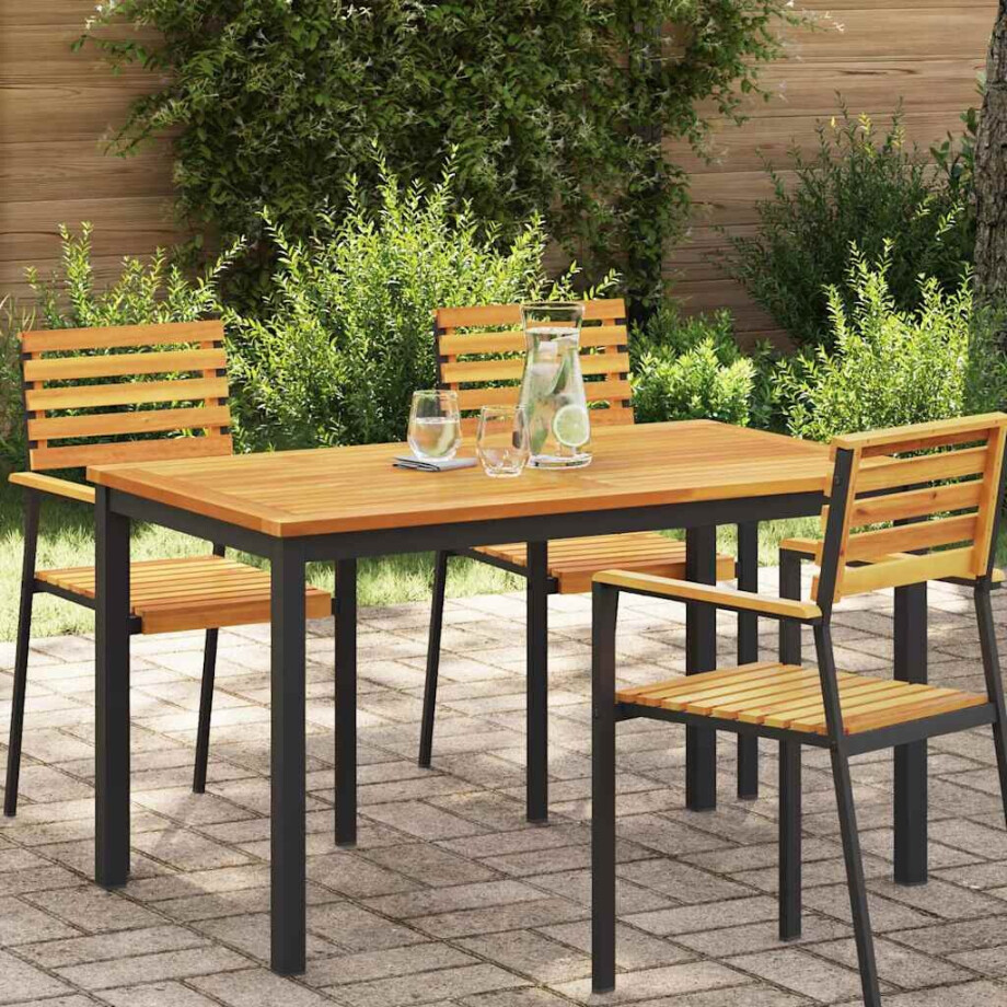 vidaXL Tafelblad Bruin 120 x 70 x 2 cm Massief acaciahout vidaXL Tafelblad Bruin 120 x 70 x 2 cm Massief acaciahout afbeelding 1