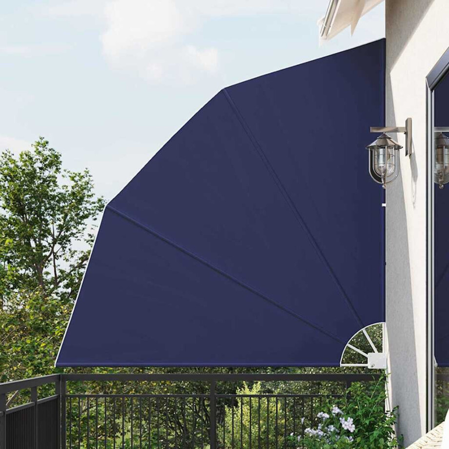 vidaXL Balkon Privacy Scherm 210 x 210 cm Polyester Marineblauw vidaXL Balkon Privacy Scherm 210 x 210 cm Polyester Marineblauw afbeelding 1