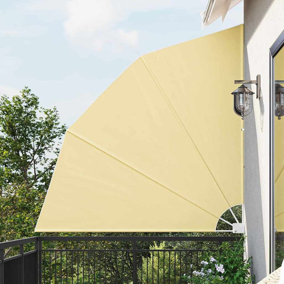 vidaXL Balkon Privacy Scherm 210 x 210 cm Polyester Zand vidaXL Balkon Privacy Scherm 210 x 210 cm Polyester Zand afbeelding 1