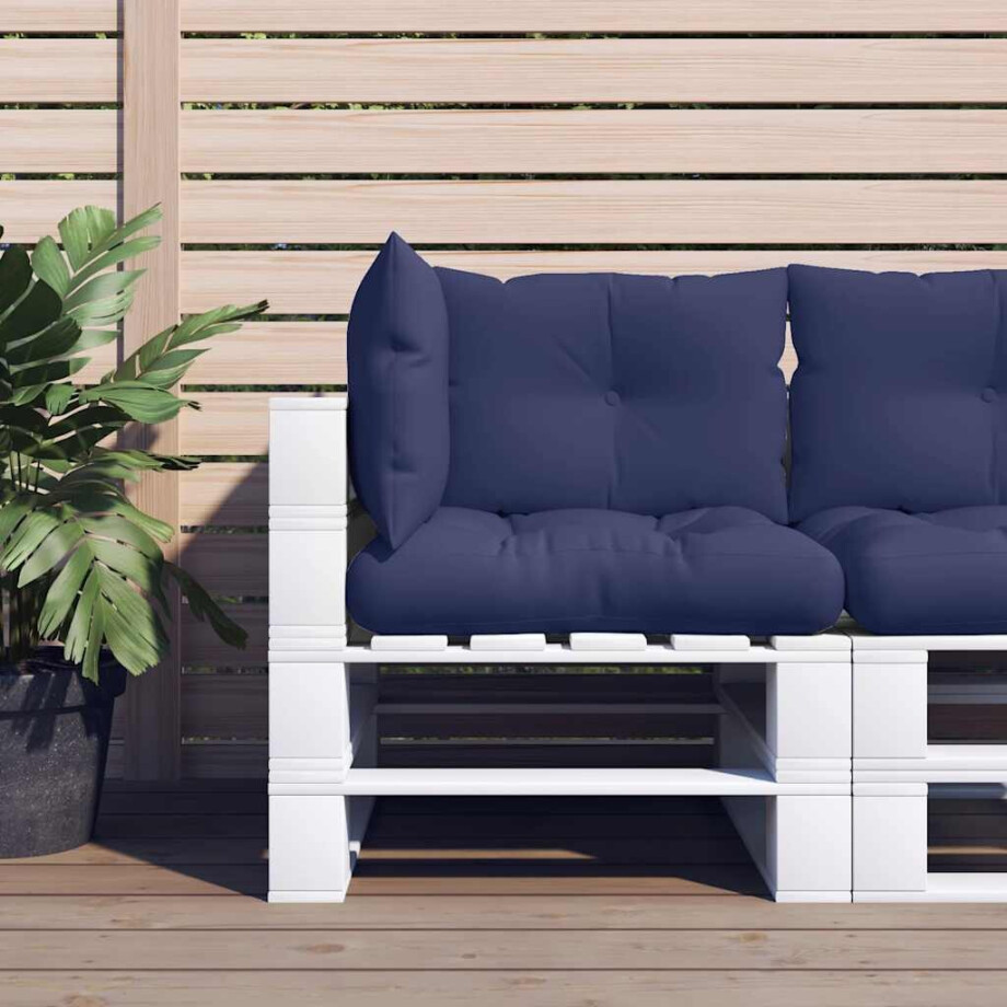 vidaXL Palletkussens 3 st oxford stof marineblauw vidaXL Palletkussens 3 st oxford stof marineblauw afbeelding 1