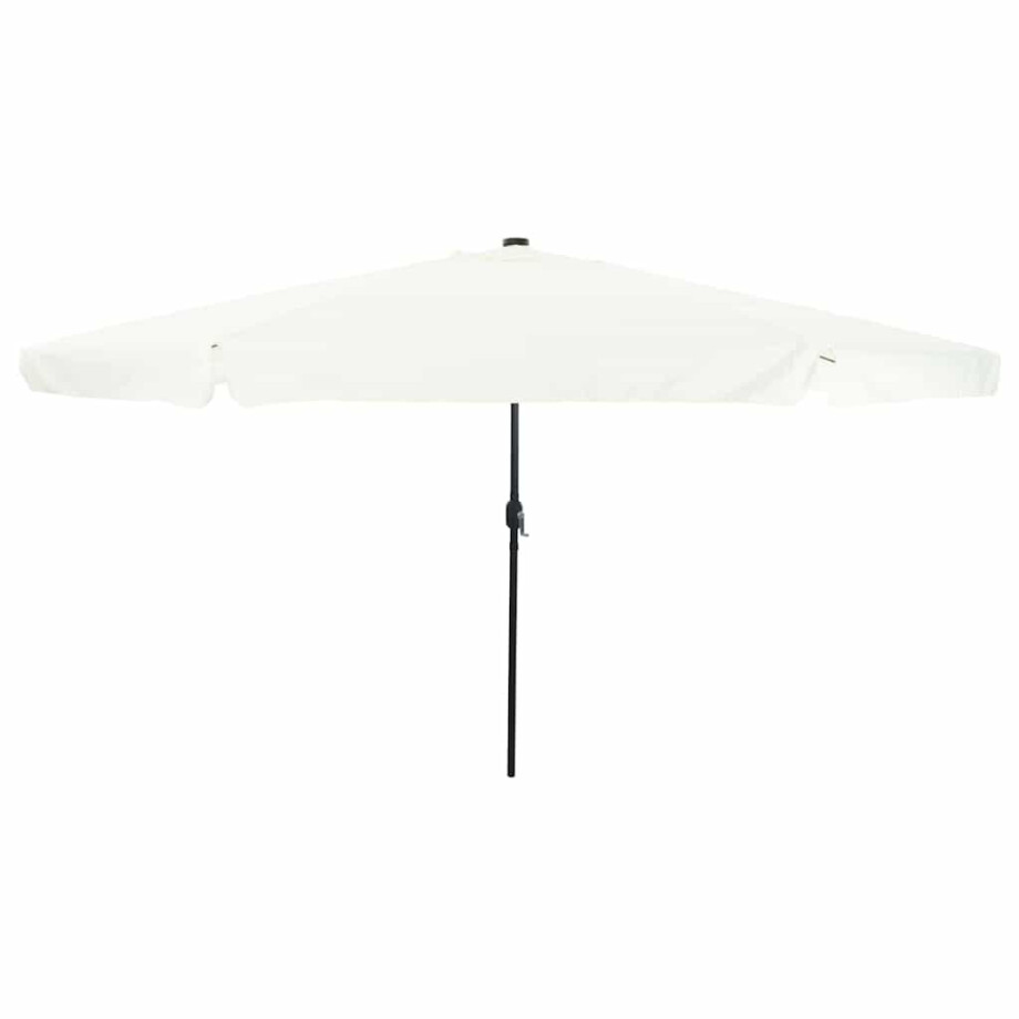 vidaXL Tuinparasol Zand en Antraciet 395 x 395 x 245 cm Polyester afbeelding 1