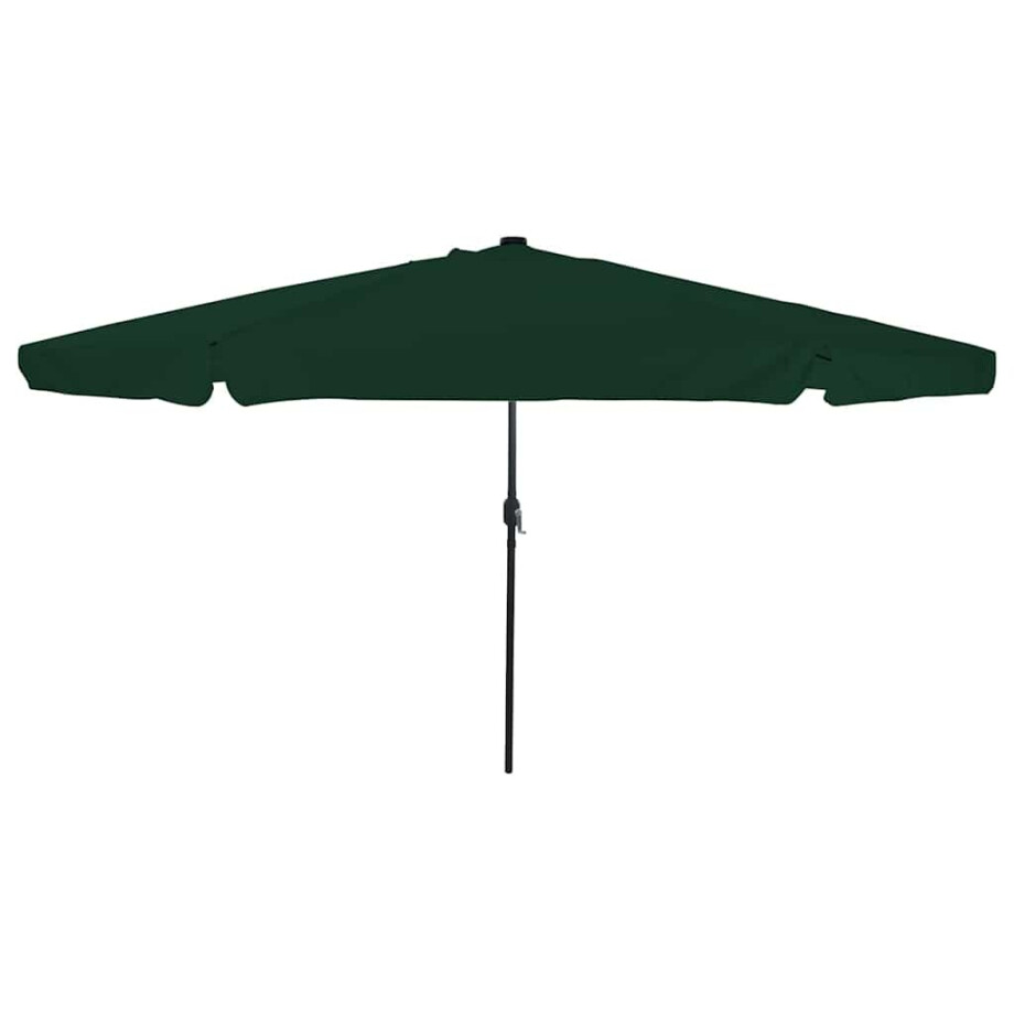 vidaXL Tuinparasol Groen 395 x 395 x 245 cm Polyester afbeelding 1