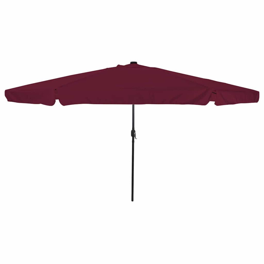 vidaXL Tuinparasol Bordeaux Rood 395 x 395 x 245 cm Polyester afbeelding 1