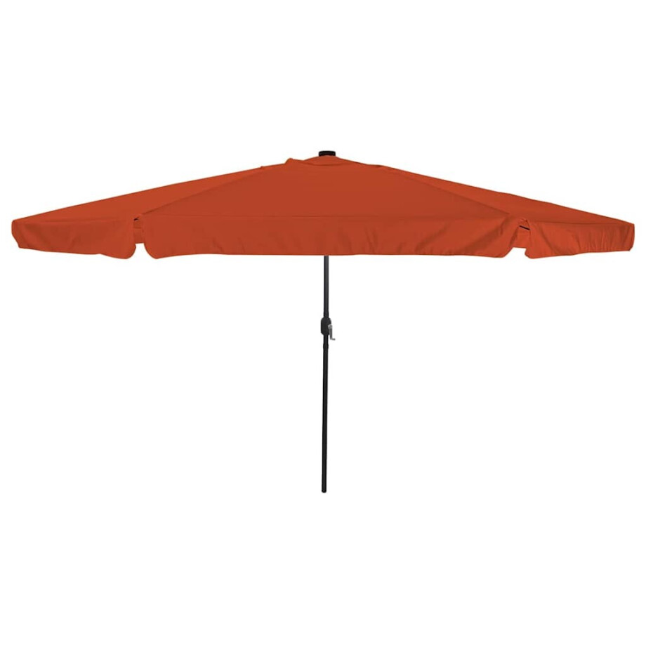 vidaXL Tuinparasol Terracotta 395 x 395 x 245 cm Polyester afbeelding 1