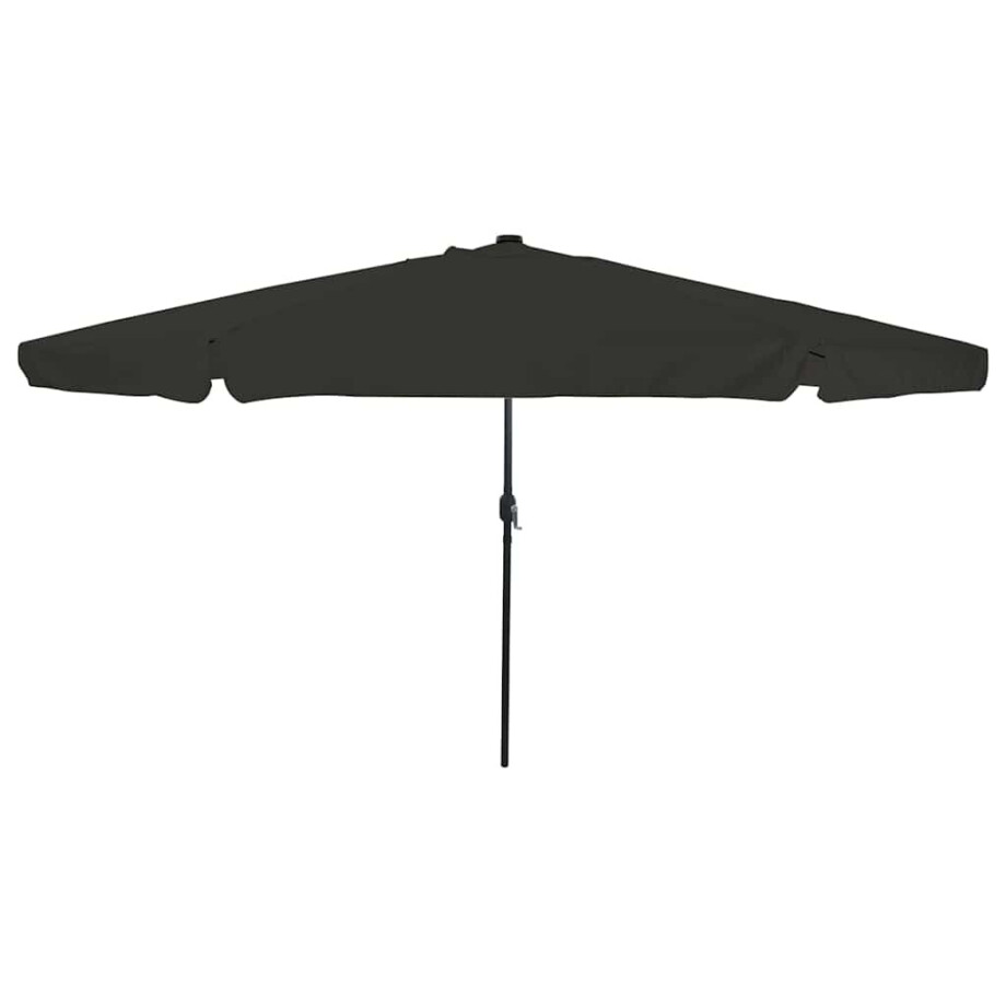 vidaXL Tuinparasol Zwart 395 x 395 x 245 cm Polyester afbeelding 1