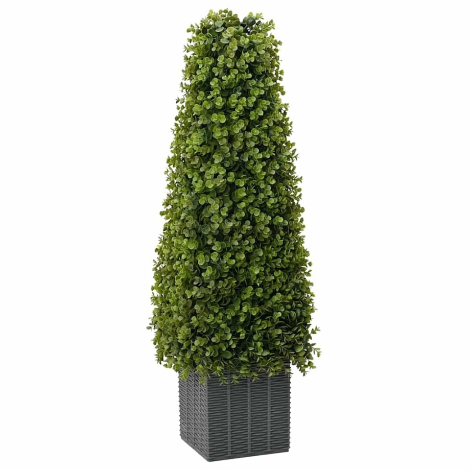 vidaXL Eucalyptus Gras Toren Groen 27 x 27 x 90 cm Kunststof vidaXL Eucalyptus Gras Toren Groen 27 x 27 x 90 cm Kunststof afbeelding 1