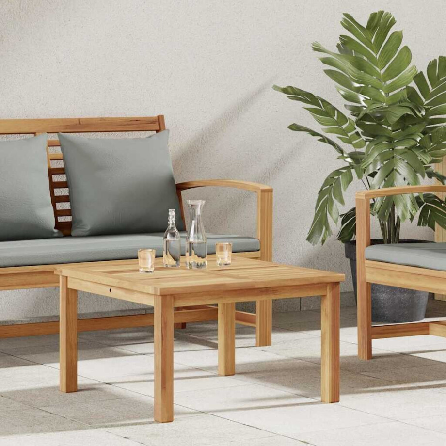 vidaXL Salontafel Bruin 60 x 60 x 36 cm Massief Teakhout vidaXL Salontafel Bruin 60 x 60 x 36 cm Massief Teakhout afbeelding 1