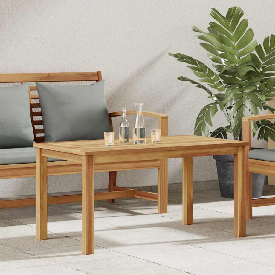 vidaXL Salontafel Bruin 90 x 50 x 45,5 cm Massief Teakhout vidaXL Salontafel Bruin 90 x 50 x 45,5 cm Massief Teakhout afbeelding 1
