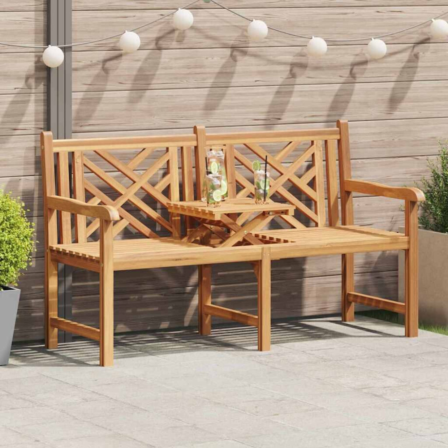 vidaXL Tuinbank 150 x 60 x 90 cm Massief Teakhout vidaXL Tuinbank 150 x 60 x 90 cm Massief Teakhout afbeelding 1