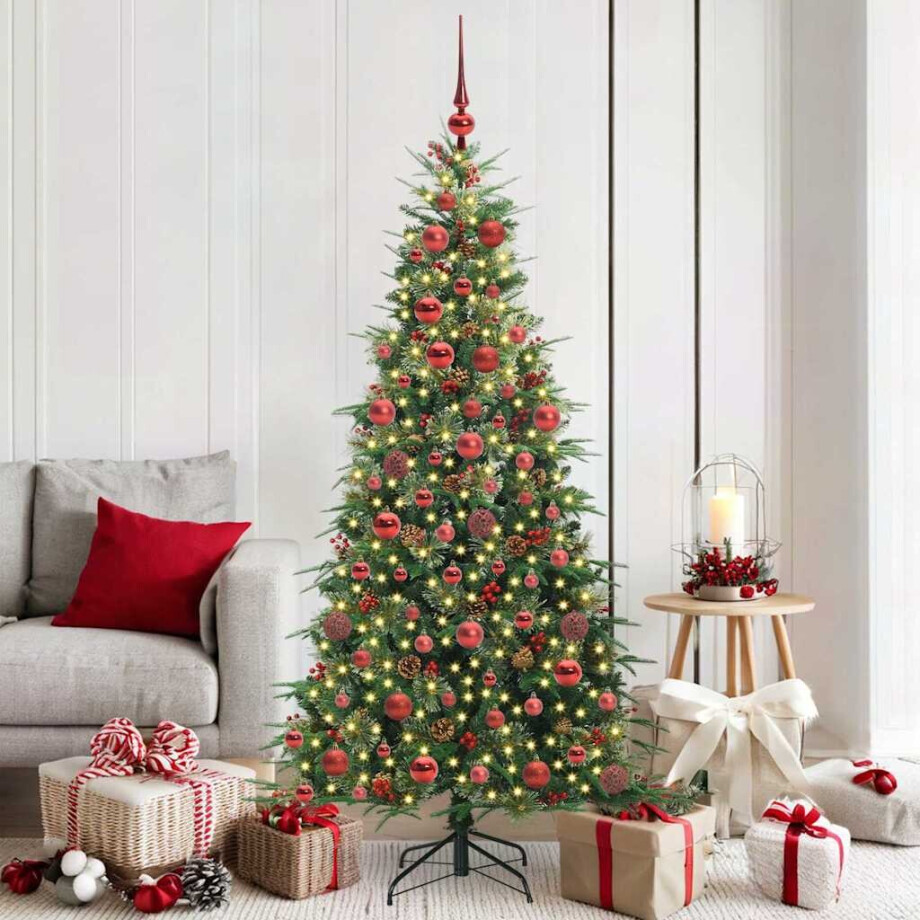 vidaXL Kunstmatige Inklapbare Kerstboom Groen 180 cm PE en PVC afbeelding 1